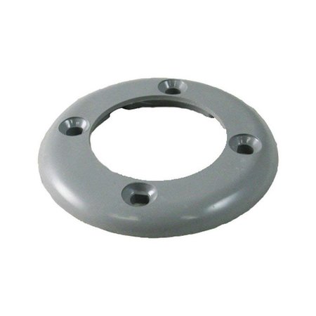 SLUGFEST SUPPLIES 3.5 in. Inlet Faceplate Covers with Screw Holes - Gray SL2112514